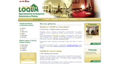 Desktop Screenshot of loqum.eu